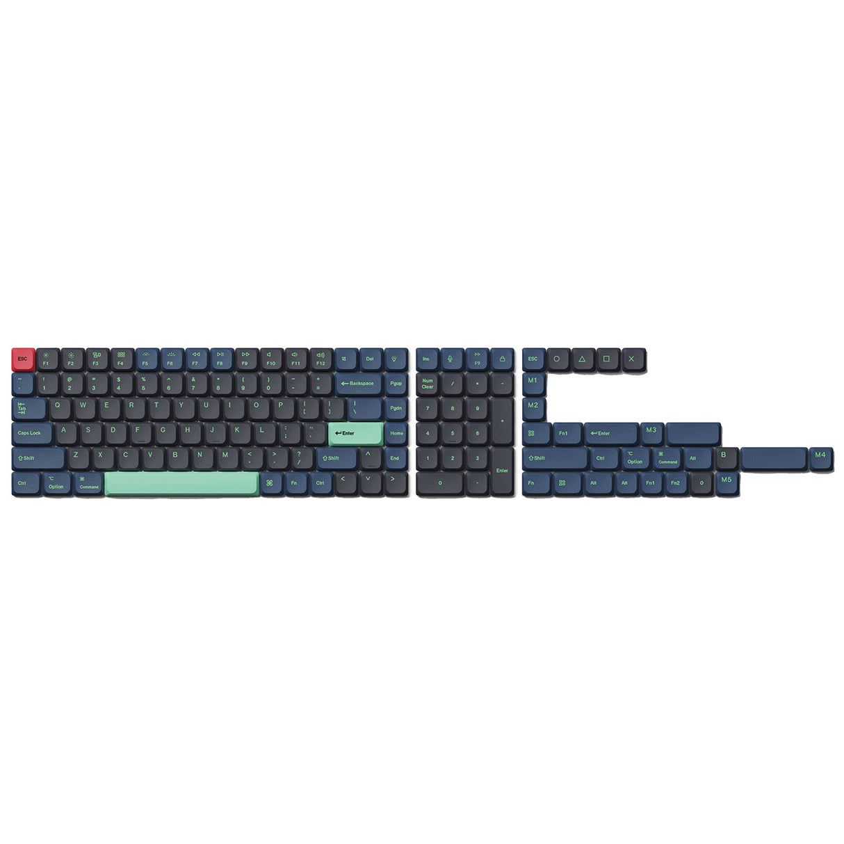 Low Profile Dye-Sub PBT LSA Full Set Keycap Set