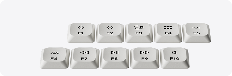Klávesové kryty Double-Shot z PBT