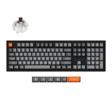 Keychron K10 Max QMK Wireless Custom Mechanical Keyboard RGB Backlight  100% Layout Fully Assembled for Mac Windows Linux Hot Swappable Keychron Super Brown