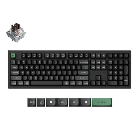 Keychron K10 Ultra 8K Wireless Custom Mechanical Keyboard Brown Apex Switch