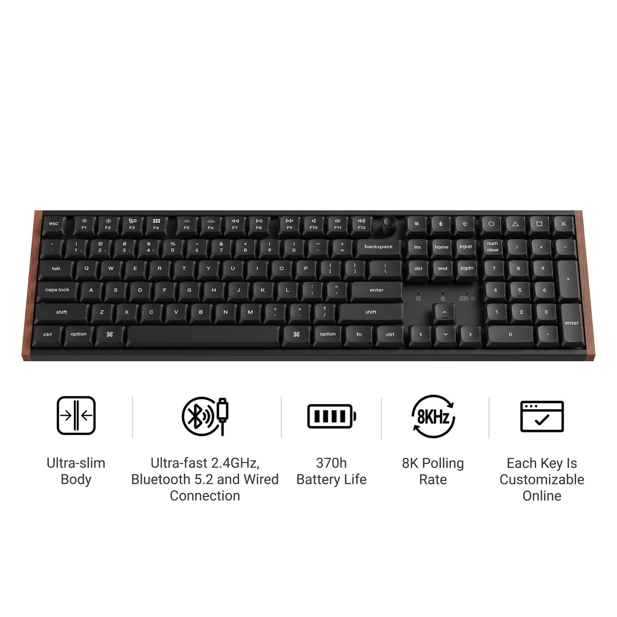 Keychron K5 Ultra 8K Wireless Custom Mechanical Keyboard