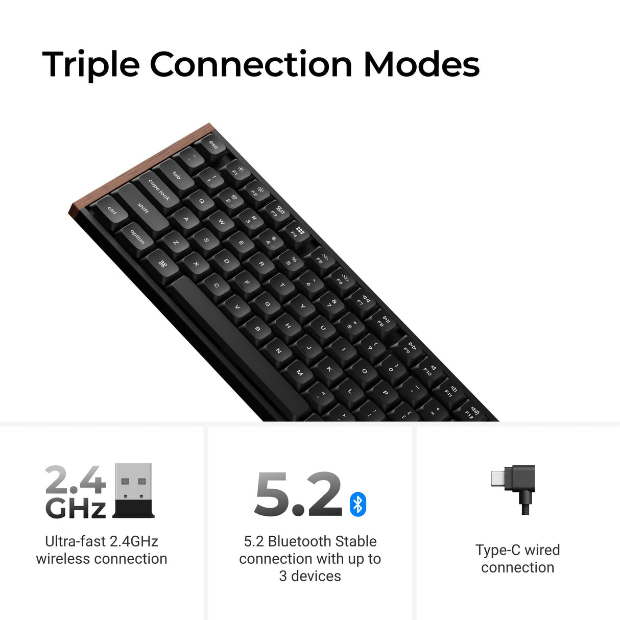 Keychron K5 Ultra 8K Wireless Custom Mechanical Keyboard