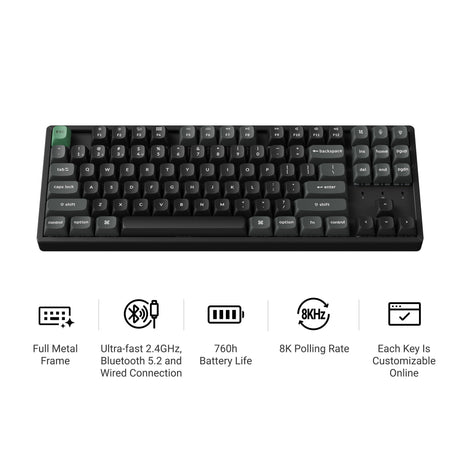 Keychron K8 Ultra 8K Wireless Custom Mechanical Keyboard
