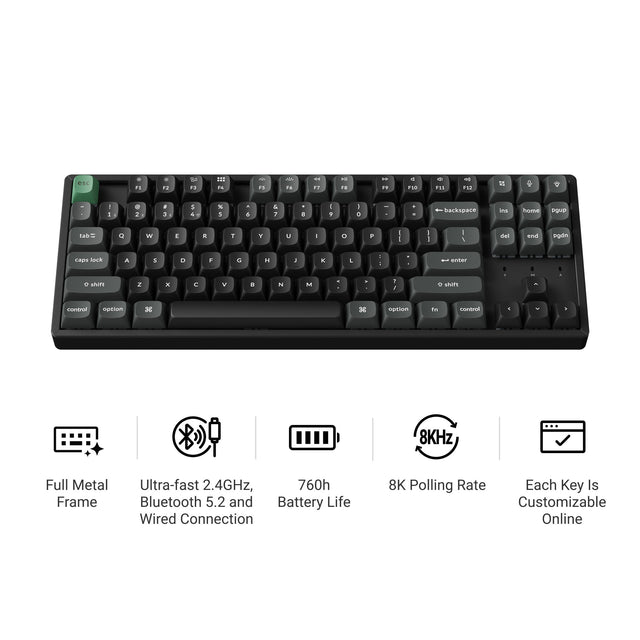 Keychron K8 Ultra 8K Wireless Custom Mechanical Keyboard