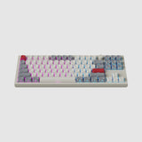 Keychron Q3 Max QMK VIA Wireless Custom Mechanical Keyboard 80% Layout Aluminum White Side-Printed PBT Keycaps for Mac Windows Linux