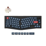 Keychron V8 Max QMK Wireless Custom Mechanical Keyboard 65 Percent Alice Layout Fully Assembled Knob for Mac Windows Linux Gateron Jupiter Brown