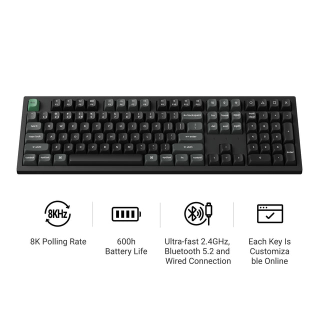 Keychron K10 Ultra 8K Wireless Custom Mechanical Keyboard Icon Features