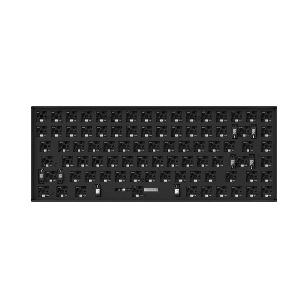 Keychron K2 Pro QMK/VIA Wireless Mechanical Keyboard for Mac Windows Barebone RGB PCB screw-in stabilizer hot-swappable