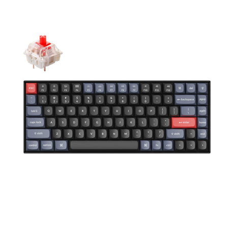 Keychron K2 Pro QMK/VIA Wireless Mechanical Keyboard for Mac Windows PBT keycaps PCB screw-in stabilizer hot-swappable red switch