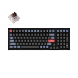 Keychron K4 Pro QMK VIA Wireless Custom Mechanical Keyboard with 96 Percent layout for Mac Windows Linux hot-swappable with MX Switch RGB Backlight B with Keychron K pro switch Brown