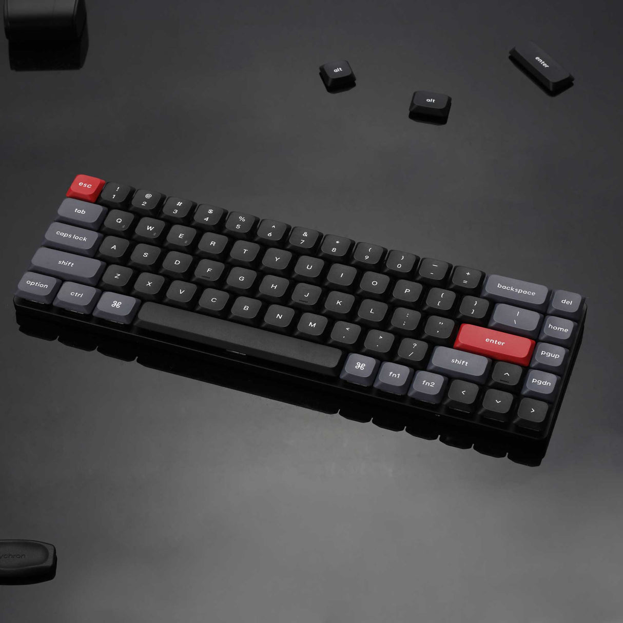 Keychron K7 Pro QMK/VIA ultra-slim custom mechanical keyboard camera-shot photo