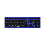 Keychron Q6 QMK/VIA custom mechanical keyboard knob version full size aluminum for Mac Windows Linux barebone blue frame